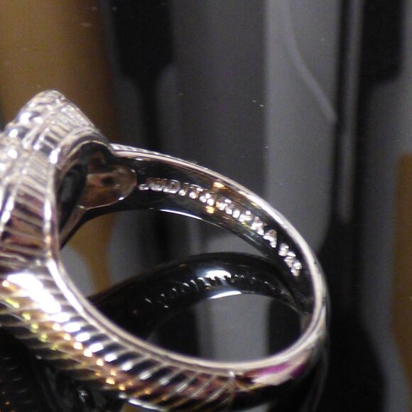 Judith Ripka Ring Heart Pink Opal NEW Size 6 NIB - Picture 5 of 6